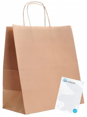 Produktbild von Torby Pro Braune Papiertüten Kraftpapier Catering 125 Stück