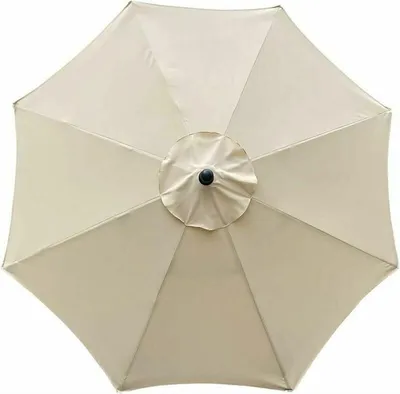 Produktbild von Ersatz-Sonnenschirmbezug 1 Stück, Wasserdicht UV-Beständig, Für 3 m Sonnenschirm Mit 8 Streben, Für Garten Camping Strand