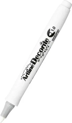 Zdjęcie produktu dla Marker permanentny Decorite biały ARTLINE