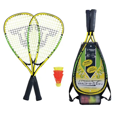 Produktbild von Speedbadminton Set SPEED 4000 im 3/4 Bag black/green,