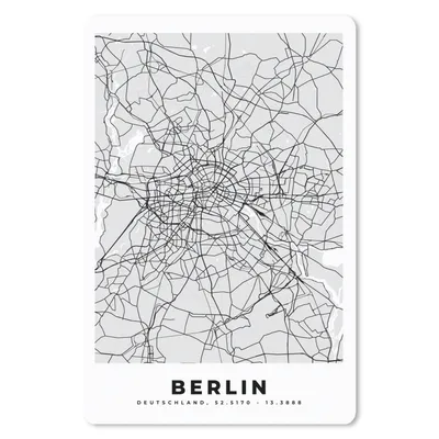 Produktbild von MuchoWow® Mauspad Mousepad Deutschland - Stadtplan - Berlin - Karte 40x60 cm - Mousepads - Maus Mat - Pad - Mausunterlage - Schreibtisch Accesoire