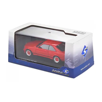 Produktbild von Solido Mercedes Benz 560 SEC AMG - Widebody Rot Maßstab 1:43 Modellauto