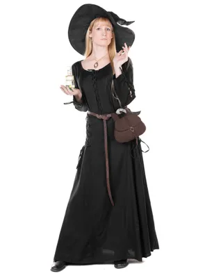 Produktbild von Hexenkleid - Zauberin Halloween Kostüm Damen Größe: L