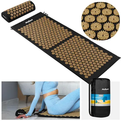 Produktbild von Rebel Akupressurmatte mit Noppen und Kissen-Set 110x42cm