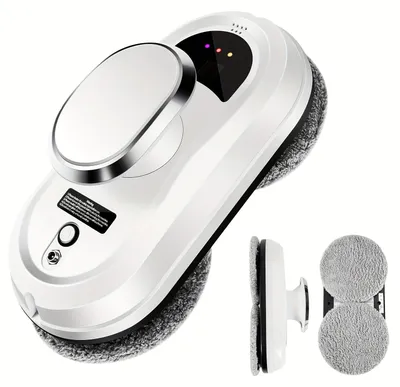 Image de Aspirateur robot - Aspirateur robot blanc - Aspirateur intelligent - Aspirateur automatique - Robot de nettoyage domestique