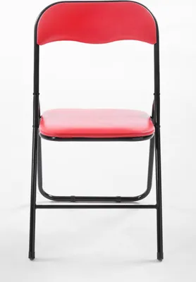 Produktbild von 4er Set Klappstuhl HLO-CP52  rot/schwarz