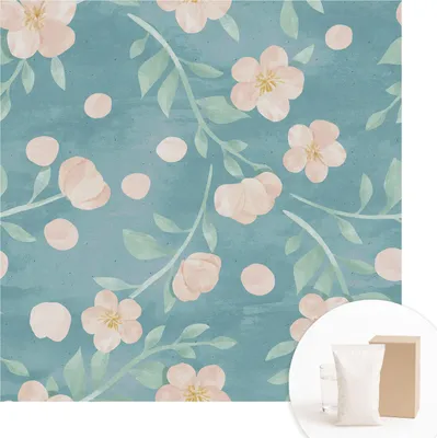 Produktbild von Fototapete - Wandbilder für Wohnzimmer - 250x250 cm - Dekorative Wandfolie - Modernes Design für Wanddekoration - Tapeten für Innenräume - Florale Eleganz