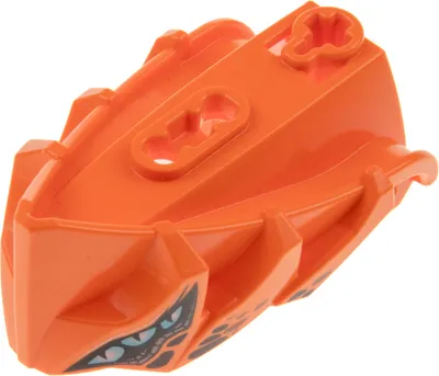 Produktbild von 1x Lego Bionicle Hero Factory Figuren Unterkiefer orange Augen blau 15359pb001