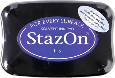 Produktbild von TSUKINEKO 2118796011 Stempelkissen StazOn 10 x 6 cm iris