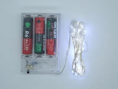 Zdjęcie produktu dla lampki na druciku 5m białe światło 50led