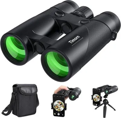 Produktbild von Famanu Fernglas 10x42 - Wasserdichter Feldstecher für Naturbeobachtungen, Jagd, Reisen und Konzerte