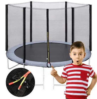 Image de Filet de sécurité extérieur pour trampoline 10FT 6 poteaux