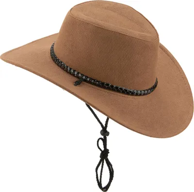 Produktbild von r Cowboyhut aus braunem Wildleder für Erwachsene