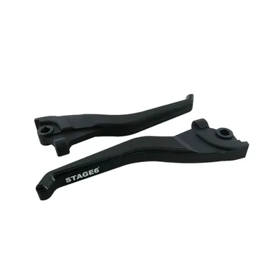 Immagine prodotto di Coppia Leve Freno STAGE6 CNC Type Dual Color Yamaha Aerox / Nitro Nero