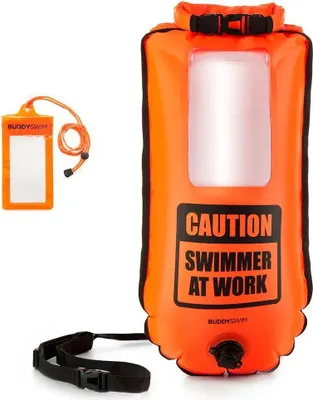 Produktbild von Buddyswim Schwimmboje 28 Liter mit wasserdichter Innentasche und Handyhülle