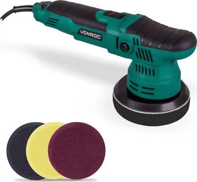 Produktbild von Vonroc Exzenter Poliermaschine Auto Set elektrisch - Auto Zubehör Politur