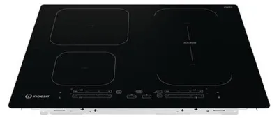 Obrázok produktu pre Indesit IB 65B60 NE, Čierna, Vstavaný, 59 cm, Indukčná varná doska so zónami, Sklokeramická, 4 zone(s)