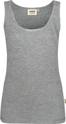 Produktbild von HAKRO Damen Tank Top #159 Gr. M grau-meliert