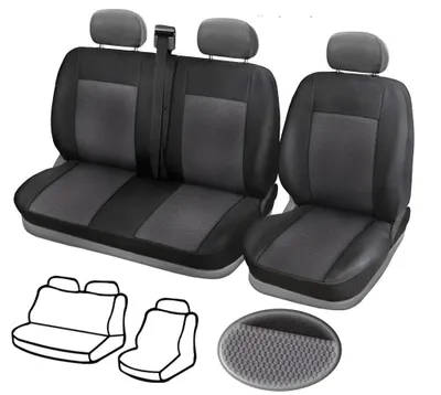 Obrázok produktu pre 1+2 sada poťahov sedadiel z polyesteru pre Mercedes Sprinter 2006-2018 W906