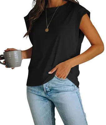 Produktbild von Kurzarm-T-Shirt für Damen für den Sommer,Rundhalsausschnitt,lockere Passform,Größe:XXL