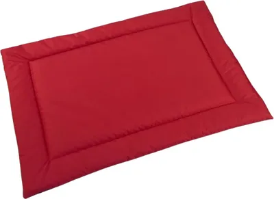 Obrázok produktu pre Vodotesné psie lôžko veľkosti 75 x 55 cm – robustné, ľahko udržiavateľné, z materiálu Codura, podložka pre malé, stredné a veľké psy, pre vnútorné aj vonkajšie použitie – farba – červená