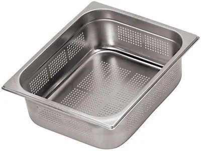 Image de Sambonet Gastronorm Edelstahl gelocht GN1/1 Behälter 150 P0036-P00151-14202-15