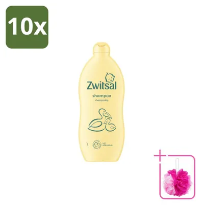 Productafbeelding van 10 x Zwitsal Baby Shampoo met Kokosolie - 700 ml - Voordeelverpakking - 10 stuks