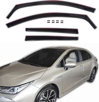 Obrázek produktu pro J&J Automotive | GP Deflektor / Ofuky oken pro Toyota Corolla 12 4D Sedan 2018- 4ks přední+zadní