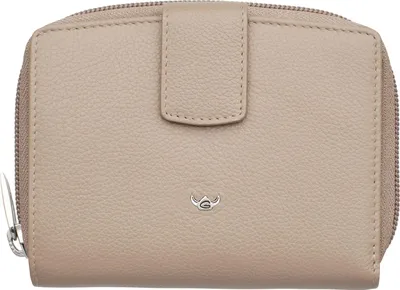 Produktbild von Golden Head Leder Geldbörse Madrid RFID Protect Billfold Coin Wallet Taupe beige