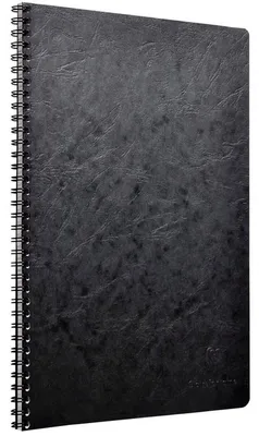 Produktbild von Clairefontaine Spiralbuch AgeBag A4 lin Rd 50Bl sw