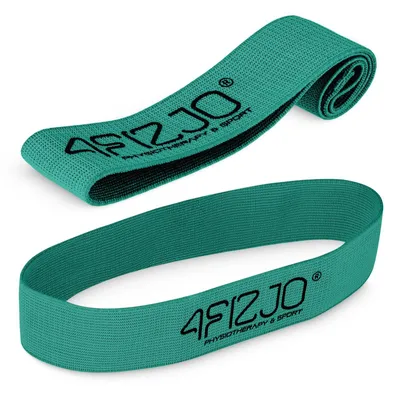 Produktbild von 4FIZJO FLEX BAND Widerstandsband für Beine, Po und Unterkörpertraining 2/5 - grün