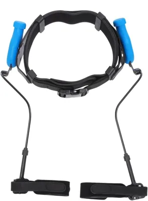 Productafbeelding van Loophulp Exoskelet - Beenondersteuning - Mobiliteit Verbeteren - Biomimetisch Ontwerp - Verstelbaar - Zwart