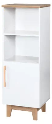 Immagine prodotto di Scaffale robusto "Finn", bianco, scaffale in legno per camerette per neonati/bambini, tecnologia Soft Close, mobili per neonati/bambini