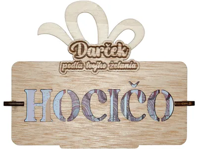 Obrázok produktu pre Tabuľka na peniaze - Hocičo