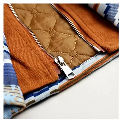 Produktbild von Flanellhemd für Herren als Übergangsjacke, kariertes Kapuzenhemd mit Innenfutter für den Winter, gefüttertes Fleece-Hemd im Holzfäller-Stil