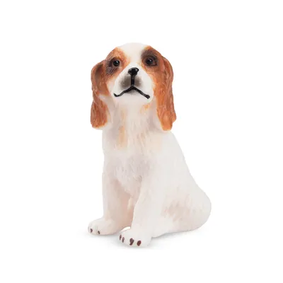Produktbild von Toymany ML00157 Cocker Spaniel Welpe braun-weiß 4,1 cm Haustiere
