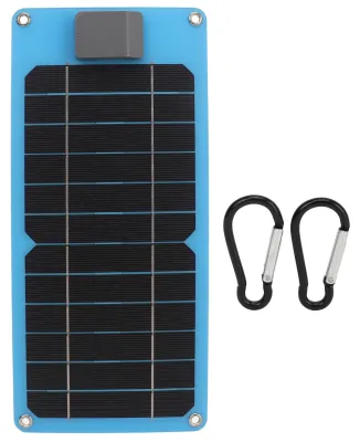 Obrázek produktu pro Solární nabíječka, 8 W, 5 V, přenosná, vodotěsná, pro autobaterie v přívěsech na lodě a karavanech