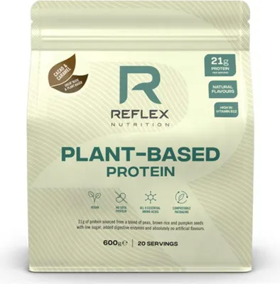 Produktbild von Plant Based Protein Proteinpulver, Kakao, Karamell, 600 g