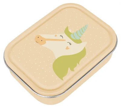 Produktbild von Trixie Brotdose Lunchbox klein Mrs. Unicorn - kinderfreundlich und BPA-frei