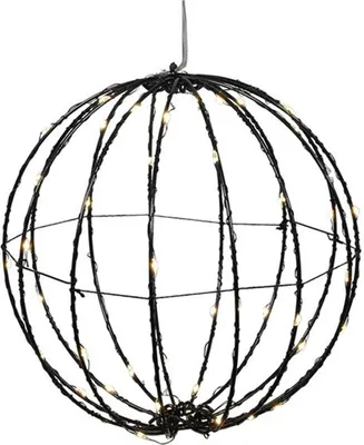 Immagine prodotto di Palla LED 20cm 50 LEDS palla luminosa extra bianco caldo oro incandescente batteria timer