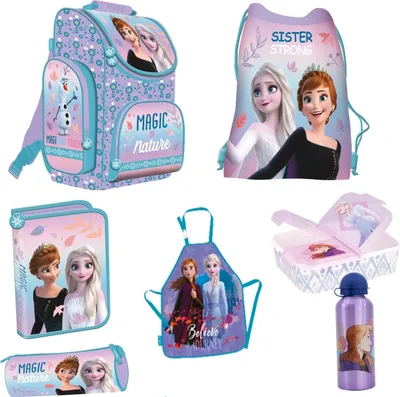 Produktbild von Disney Frozen / Eiskönigin - 7 teiliges Schulranzen Set