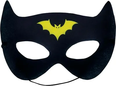 Produktbild von Superheld Abenteuerfigur Maske Umhang Karneval Kinderheld Kostüm Fasching Set Rollenspiel Zauberkunst Maskerade Theater Superhelden Comic, Farbe: Schwarz