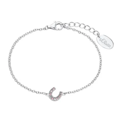 Produktbild von s.Oliver 2032587 Mädchen Armband Hufeisen Sterling-Silber 925 Lila