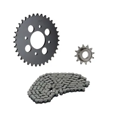 Obrázek produktu pro Řetězová sada 3-dílná černá 12/35 zubů pro Hercules K50 Sprint (od FG č. 685160522)