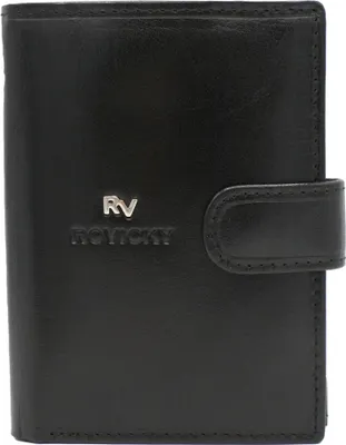 Produktbild von Rovicky | Elegante Brieftasche, für Herren, Naturleder, Schwarz, 9.5x12.5 cm