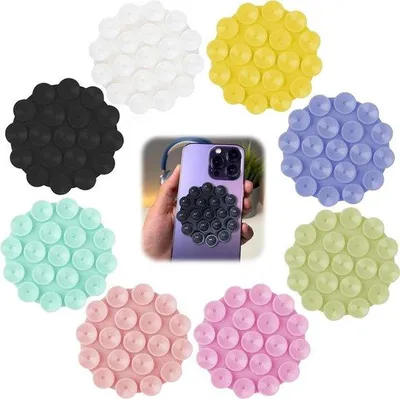Immagine prodotto di Cuscinetti in silicone per telefoni con confezione autoadesiva, confezione da 8 pezzi