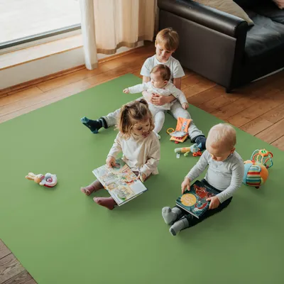 Immagine prodotto di Tappeto per gattonare SanoSoft XXL 180x180cm Verde oliva