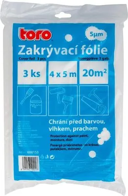 Produktbild von 3Pcs Staubschutzfolie Hdpe 5My 4X5M