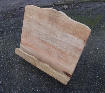 Produktbild von Buchstütze Kochbuchständer Buchhalter aus Mangoholz