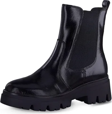 Produktbild von Tamaris Damen Boot 8-85415-41-018 in BLACK PATENT (Größe:41)